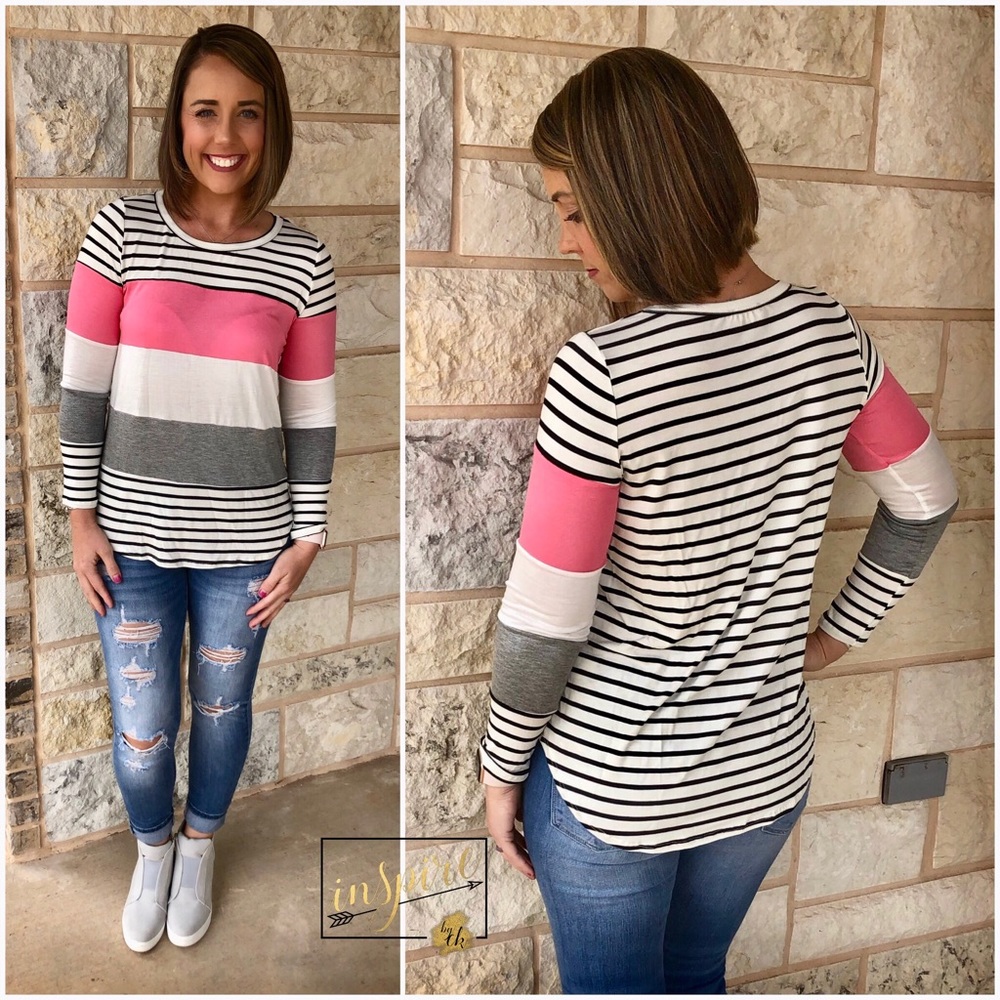 Demi Striped Blouse